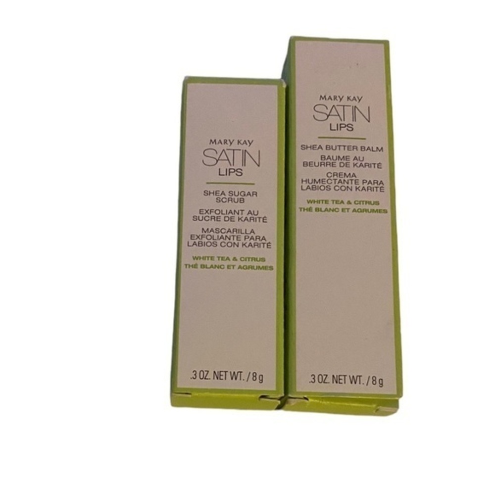Mary Kay Satin Lips Shea Sugar Scrub & Shea Butter Balm Free Ship!